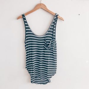 charlotte russe | striped oversized tank
